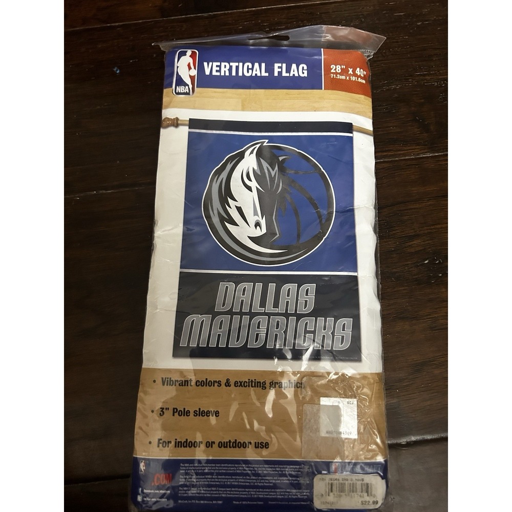 Dallas Mavericks NBA Basketball 1-Sided Indoor & Outdoor Flag NBA 28x40 Wincraft